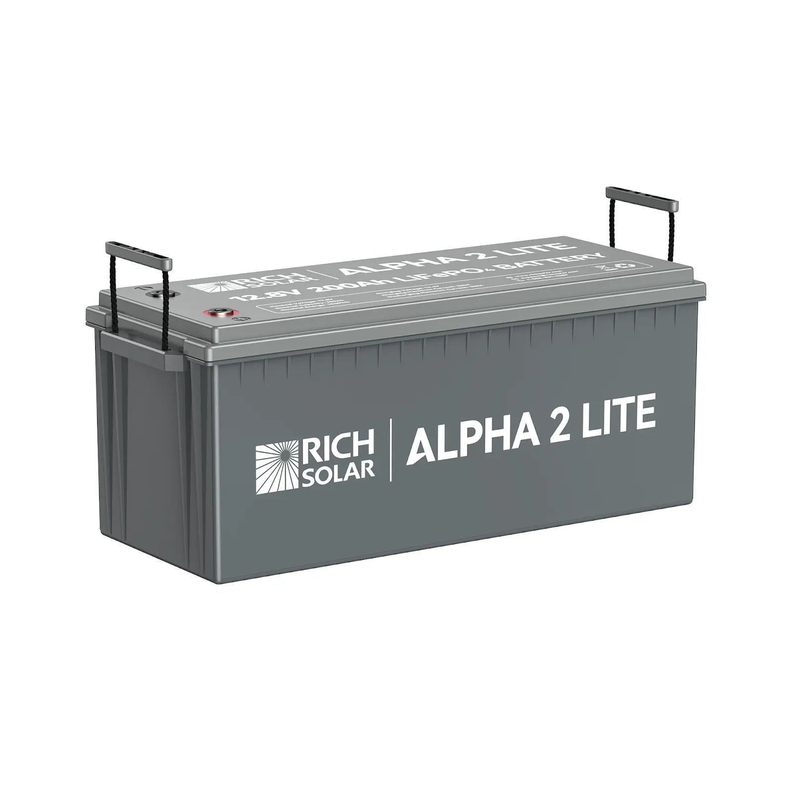 RichSolar ALPHA 2 LITE | 12V 200Ah LiFePO4 Battery | Best Deep Cycle Lithium Battery for RVs, Trailers, Vans, Boats, Off-Grid | 4,000 Lifetime Cycles | RS-B12200