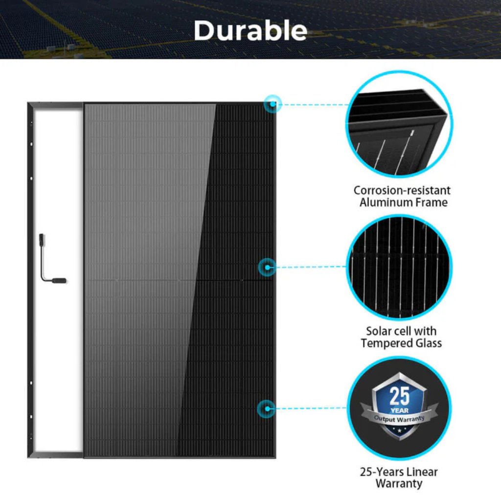 SunGoldPower Mono Black Perc 440W Solar Panel Full Pallet 32 Panels