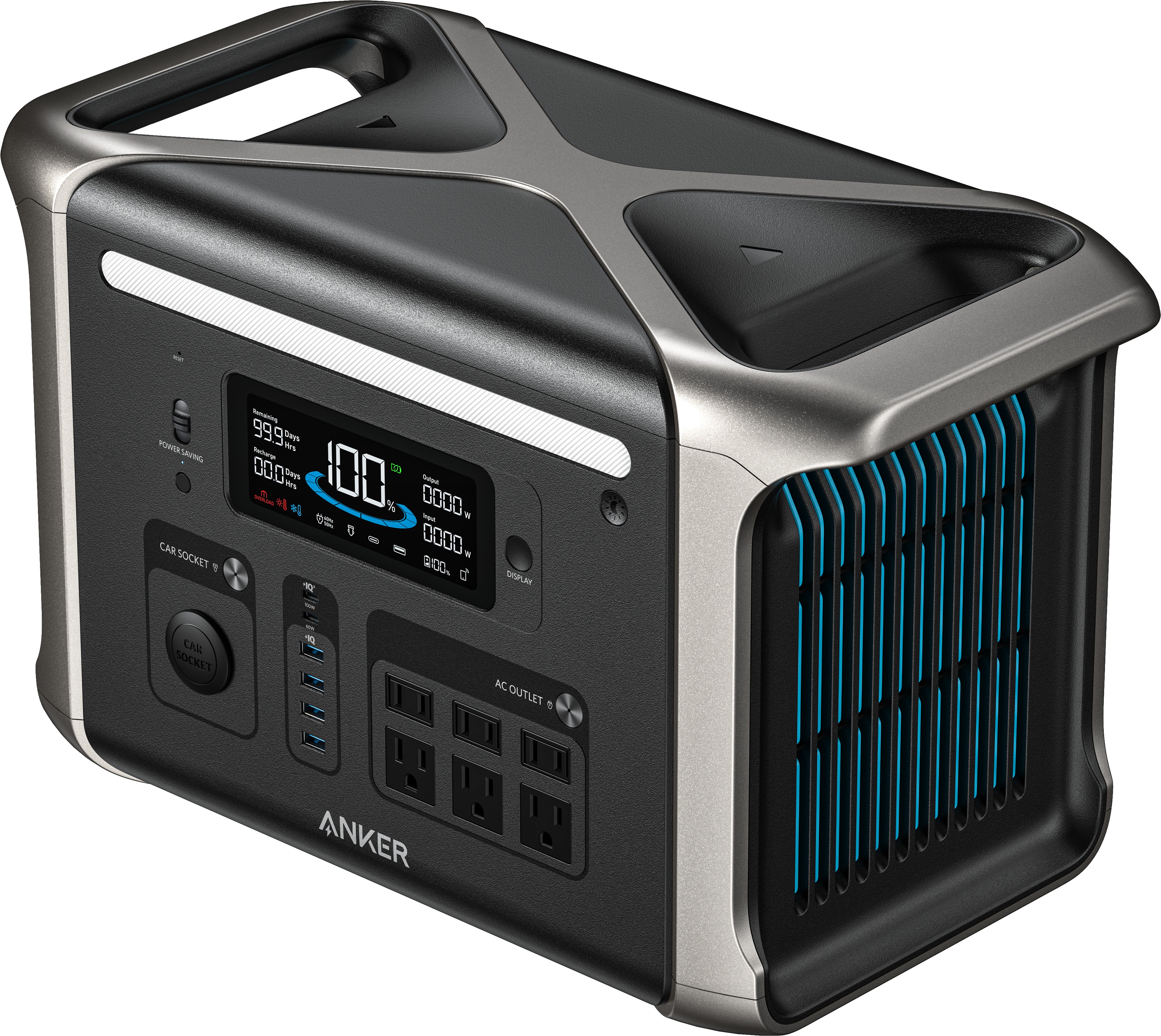 Anker SOLIX F1500 Portable Power Station - Solar Generator - 1536Wh | 1800W